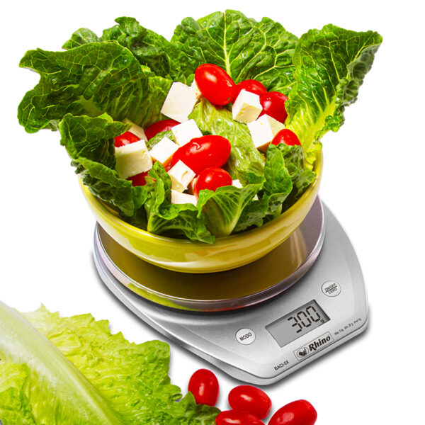 Báscula de Cocina 5 kg Acero Inoxidable Rhino - Imagen 3