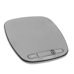Báscula de Cocina 5 kg Redondeada Acero Inoxidable Rhino